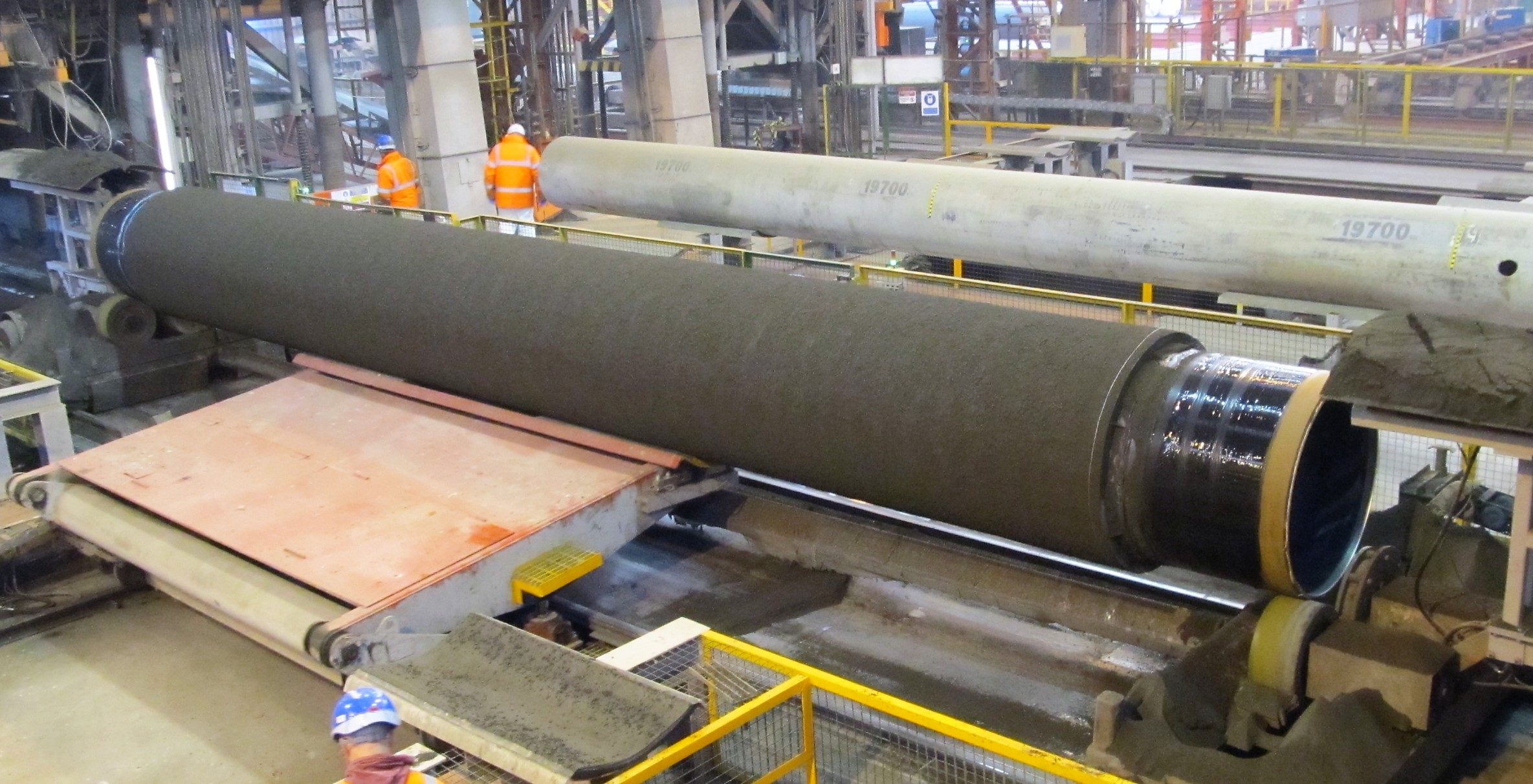 Pipe Coating in Mill.