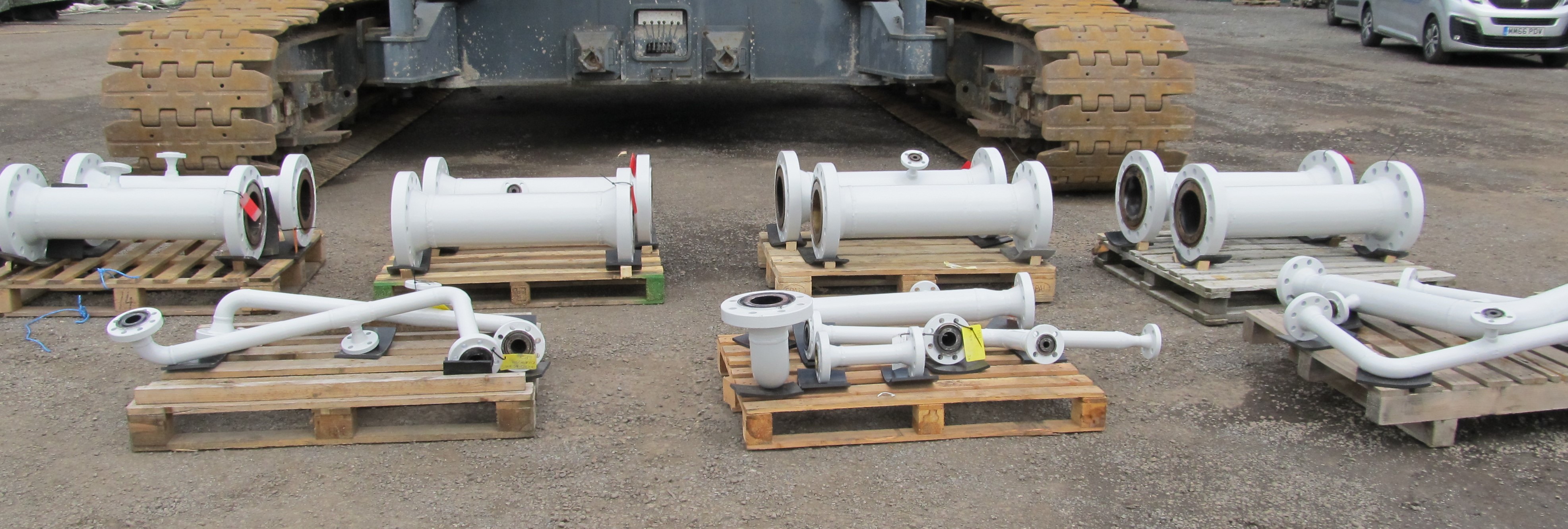 Pipework Ready for Installation.